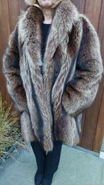 Luxe bontjas, Kleding | Dames, Ophalen of Verzenden, Zo goed als nieuw, Maat 42/44 (L), Bruin