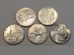 USA 5 x Quarter dollar lot 11, Ophalen of Verzenden