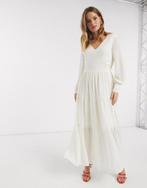 Robe longue crème Style Bohème chic XS/S, Vero Moda, Wit, Nieuw, Ophalen of Verzenden