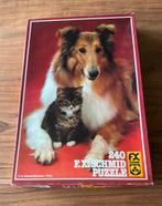 Puzzel Collie en Kitten 240 stuks, Ophalen, Meer dan 50 stukjes, Gebruikt, 6 jaar of ouder