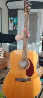 Akoestische gitaar fender paramount naturel, Muziek en Instrumenten, Snaarinstrumenten | Gitaren | Akoestisch, Ophalen, Gebruikt