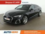 Audi A5 35 TFSI S line (bj 2022, automaat), Gebruikt, 1984 cc, Alcantara, Zwart