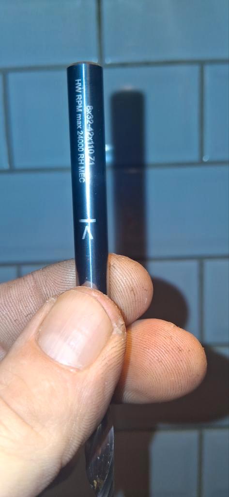 Nieuwe VHM Een-snijder CNC Frees 8x42x110mm – Ind stuk/5stks, Doe-het-zelf en Bouw, Gereedschap | Freesmachines, Ophalen of Verzenden