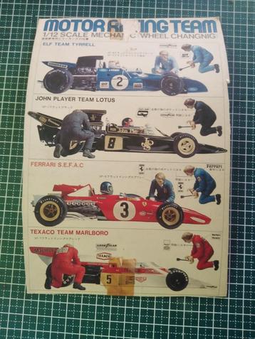 Tamiya 1/12 pit figuur diorama F1 beschikbaar voor biedingen