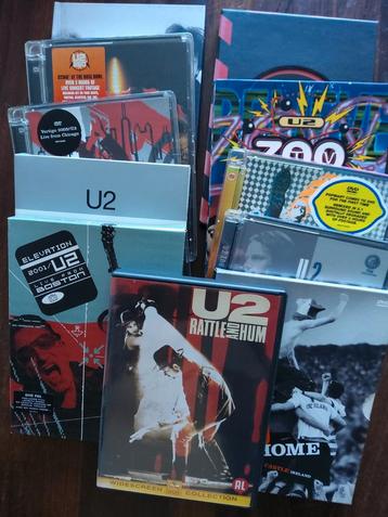 DVD'S U2 aan 10,00€ per exemplaar. 