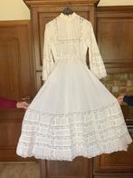 TROUWJURK/Retro vintage, Kleding | Dames, Trouwkleding en Trouwaccessoires, Ophalen of Verzenden, Zo goed als nieuw, Wit, Trouwjurk