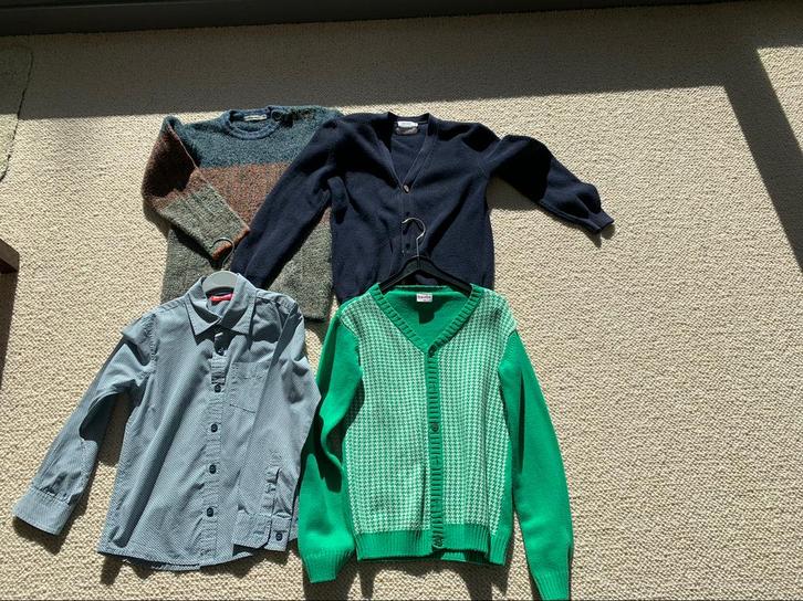 Hemd trui en vesten maat 128, Kinderen en Baby's, Kinderkleding | Maat 128, Zo goed als nieuw, Ophalen of Verzenden
