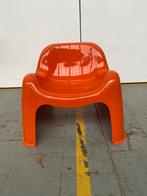 SERGIO MAZZA FOR ARTEMIDE TOGO CHAIR ORANGE, Ophalen
