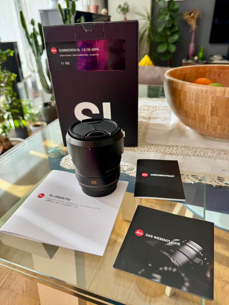 Leica Summicron-SL 1:2/35 Asph (als nieuw), Audio, Tv en Foto, Foto | Lenzen en Objectieven, Ophalen, Zo goed als nieuw