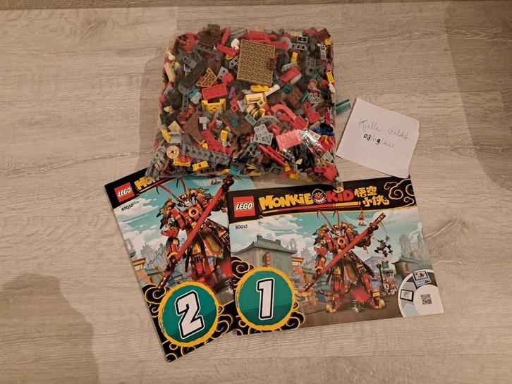 LEGO Monkey Kid 80012 Warrior Mech, Kinderen en Baby's, Speelgoed | Duplo en Lego, Zo goed als nieuw, Lego, Complete set, Ophalen of Verzenden