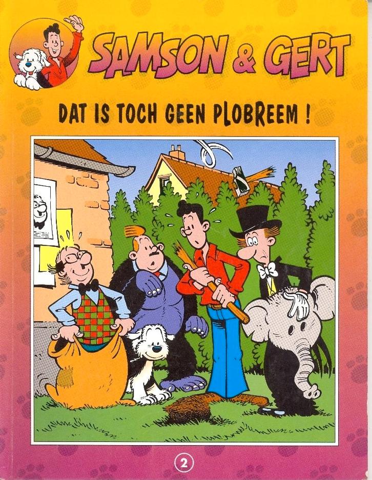 4 strips van Samson & Gert., Livres, BD, Utilisé, Plusieurs BD, Enlèvement ou Envoi