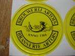 Vintage Stickers Brouwerij Artois Anno 1366 Brasserie, Ophalen of Verzenden, Zo goed als nieuw, Overige typen