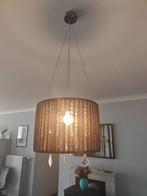 HANGLAMP  VOOR BOVEN SALONTAFEL MET SIERADEN ., Huis en Inrichting, Lampen | Hanglampen, Ophalen, Gebruikt, Stof, 50 tot 75 cm