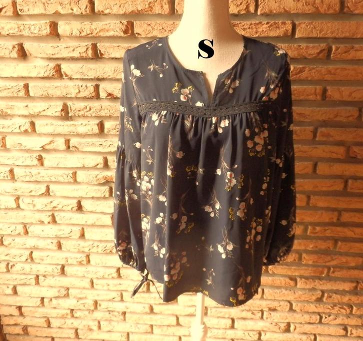 (105)- blouse femme t.36 noire - morgan -, Kleding | Dames, Blouses en Tunieken, Zo goed als nieuw, Maat 36 (S), Zwart, Ophalen of Verzenden