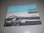 Auto Simca 1300 oud onderhoudsboekje, Verzenden