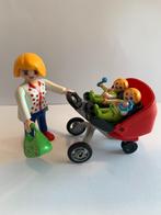 Playmobil 5573 moeder met tweelingen en kinderwagen, Kinderen en Baby's, Speelgoed | Playmobil, Ophalen of Verzenden, Gebruikt
