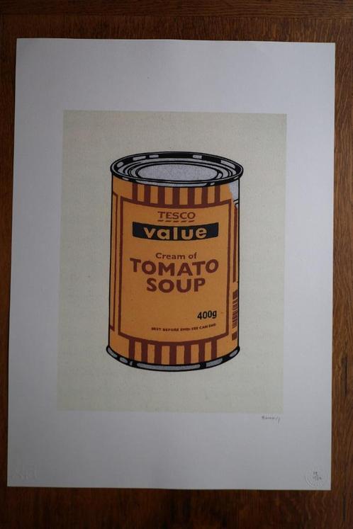 BANKSY - Tesco Value Can, Antiek en Kunst, Kunst | Litho's en Zeefdrukken, Ophalen