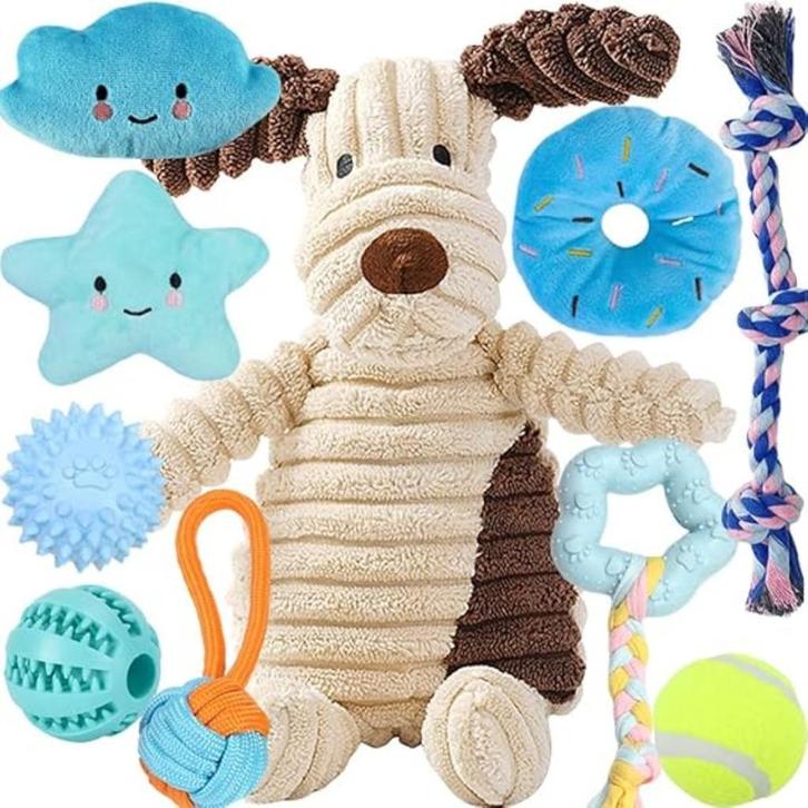 Set van 10 kauwspeelgoed voor honden GRATIS LEVERING, Dieren en Toebehoren, Honden-accessoires, Nieuw, Verzenden