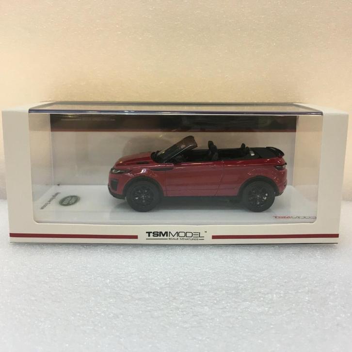 1:43 TrueScale Range Rover Evoque Convertible Firenze Red, Hobby en Vrije tijd, Modelauto's | 1:43, Zo goed als nieuw, Auto, Ophalen of Verzenden