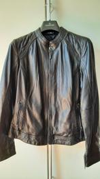 Leren jasje zwart 7Eleven Black Leather jacket Woman 38, Maat 38/40 (M), Verzenden, 7Eleven, Zwart
