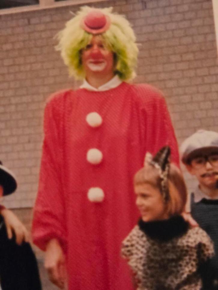 Carnaval : Clown pak en bijhorigheden, Kleding | Dames, Carnavalskleding en Feestkleding, Zo goed als nieuw, Kleding, Maat 38/40 (M)