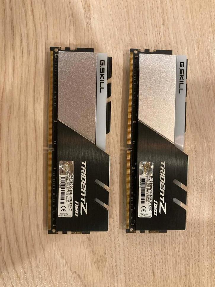 g.skill ddr4 32gb (2x16) trident z neo, Computers en Software, RAM geheugen, Refurbished, Desktop, 32 GB, DDR4, Ophalen