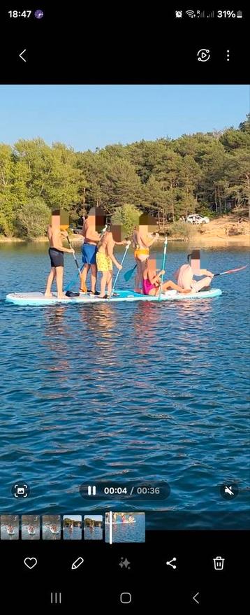 Long paddle géant 10 personnes, Comme neuf, Accessoire SUP