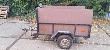 Aanhangwagen 750kg, remorque enkel as beschikbaar voor biedingen