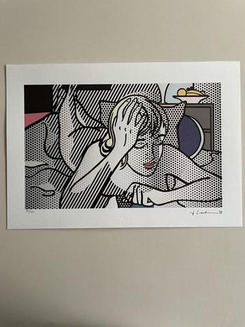 Roy Lichtenstein - Nude thinking *ZELDZAAM*