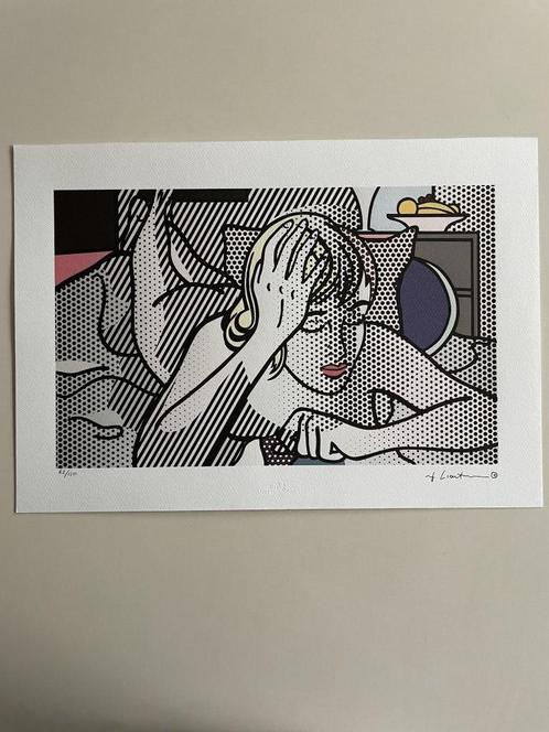 Roy Lichtenstein - Nude thinking *ZELDZAAM*, Antiek en Kunst, Kunst | Litho's en Zeefdrukken, Ophalen