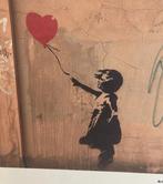 BANKSY: litho het meisje met de bal met certificaat