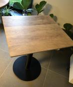 Bistrotafel massief hout 60x60 nieuw, Ophalen of Verzenden, Zo goed als nieuw, Eikenhout