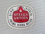 Sticker Stella Artois Prima Birra Belga Giro D'Italia, Verzamelen, Verzenden, Zo goed als nieuw, Overige typen, Stella Artois