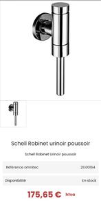 Robinet de chasse pour urinoir à pression BASIC,chrome, Enlèvement, Neuf, Chrome, Robinet
