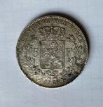 5 Francs 1768 Pos-A Léopold II Belgique Argent, Timbres & Monnaies, Argent, Enlèvement ou Envoi, Monnaie en vrac, Argent