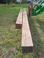 Eiken  balken, Tuin en Terras, Palen, Balken en Planken, Ophalen, Zo goed als nieuw, Balken