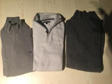 Trui Heren hoge kraag + Rits - Lamswol- nieuw ! Gaviotta  XL beschikbaar voor biedingen
