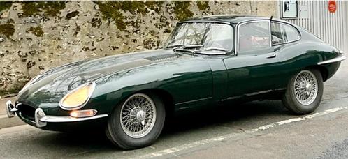Jaguar E-Type S1, Auto's, Jaguar, Particulier, E-Type, Lederen bekleding, Benzine, Coupé, 2 deurs, Groen, Zwart, Leder, Ophalen