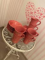 ❣️ PRACHTIG ROOS SERVIES ❣️ TASSEN BORDEN, Huis en Inrichting, Keuken | Servies, Ophalen