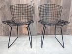 2 VINTAGE ORIGINELE KNOLL STOELEN DESIGN BERTOIA 1960s, Vijf, Zes of meer stoelen, Gebruikt, Ophalen of Verzenden, Metaal