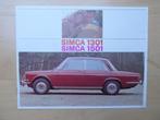 Brochure SIMCA 1301 en 1501, Nederlands, 1967??, Verzenden