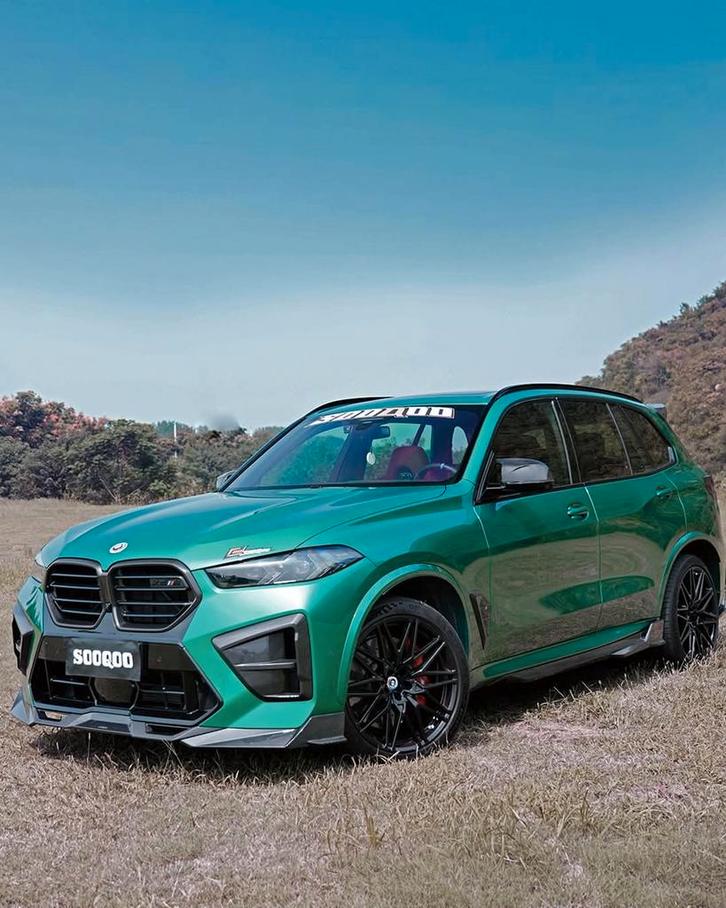 BMW X5M LCI F95 SOOCOO Carbon Package Diffuser Spoiler Grill, Auto diversen, Tuning en Styling, Ophalen of Verzenden