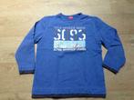 blauwe dikkere longsleeve S. Oliver maat 116 - 122, Kinderen en Baby's, Kinderkleding | Maat 122, Ophalen of Verzenden, Zo goed als nieuw