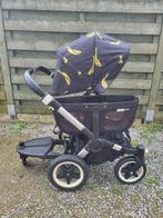 Bugaboo donkey duo, Kinderen en Baby's, Gebruikt, Bugaboo, Combiwagen, Verstelbare duwstang