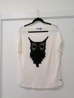 Crème kleur T shirt van Mexx , mt 42, Mexx, Maat 42/44 (L), Ophalen of Verzenden, Zo goed als nieuw