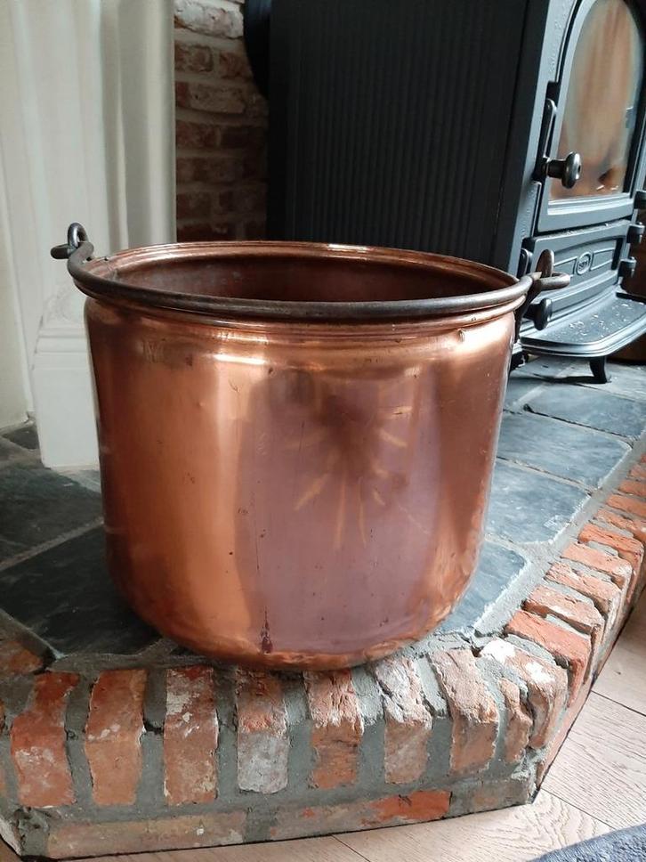 Koperen houtemmers/houtmanden, Antiek en Kunst, Antiek | Brons en Koper, Ophalen