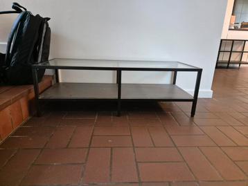 Vittsjö zwarte salontafel, Huis en Inrichting, Tafels | Salontafels, Ophalen, Zo goed als nieuw