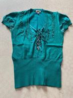Karen Millen - Turqoise trui (maat medium), Kleding | Dames, Maat 38/40 (M), Ophalen of Verzenden, Zo goed als nieuw, Overige kleuren