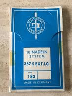 Naalden Schmetz syst.367ExtLG - nm180 (pr/10st) (nr4499), Ophalen of Verzenden, Nieuw, Garen of Naald(en)