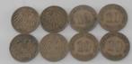 10 Deutsches Reich Pfennig - 26 années divers - 0,50 pièce, Enlèvement ou Envoi, Allemagne, Monnaie en vrac